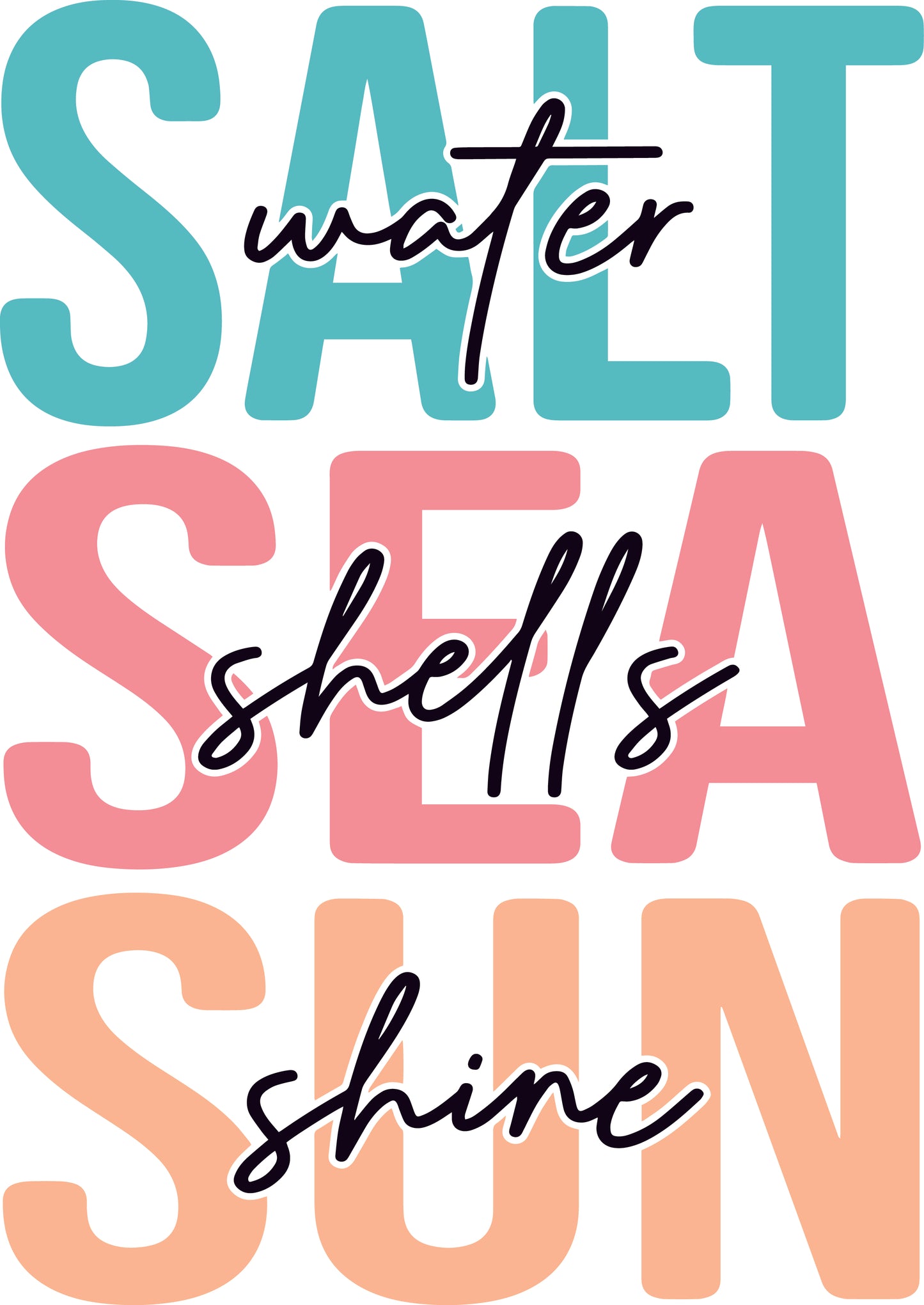 Salt Sea & Sun - DTF Transfer