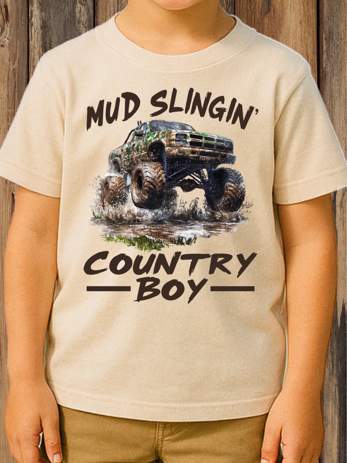 Mud Slingin' Country Boy - DTF Transfer