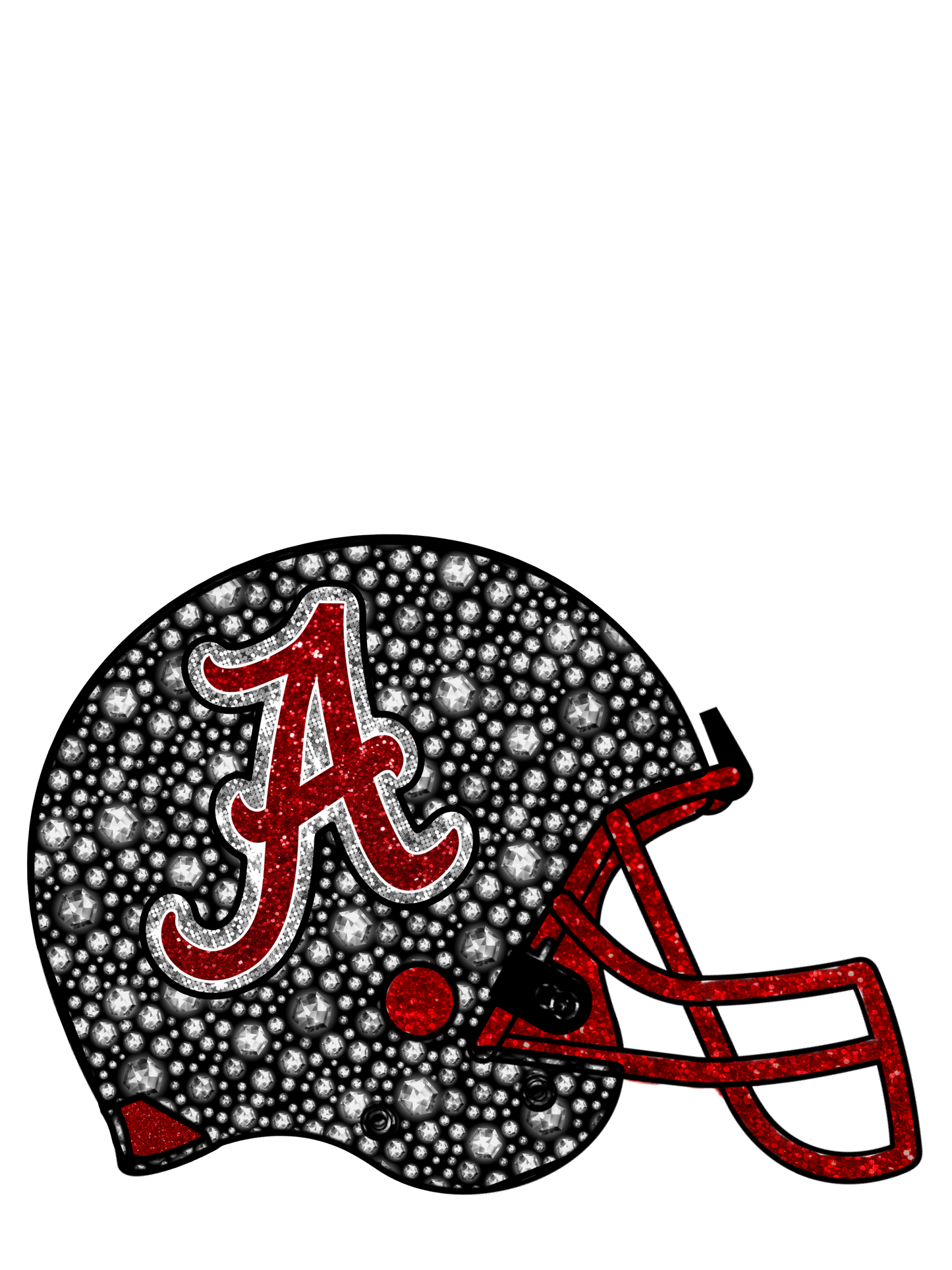Sparkly Alabama Helmet