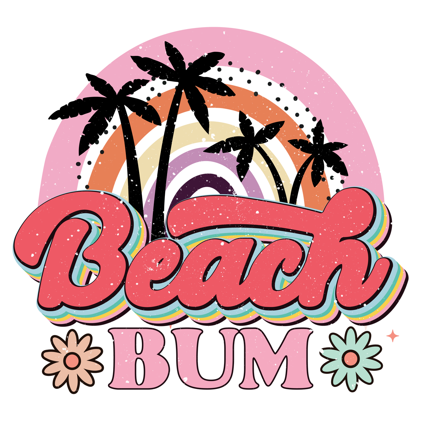 Beach Bum - DTF Print