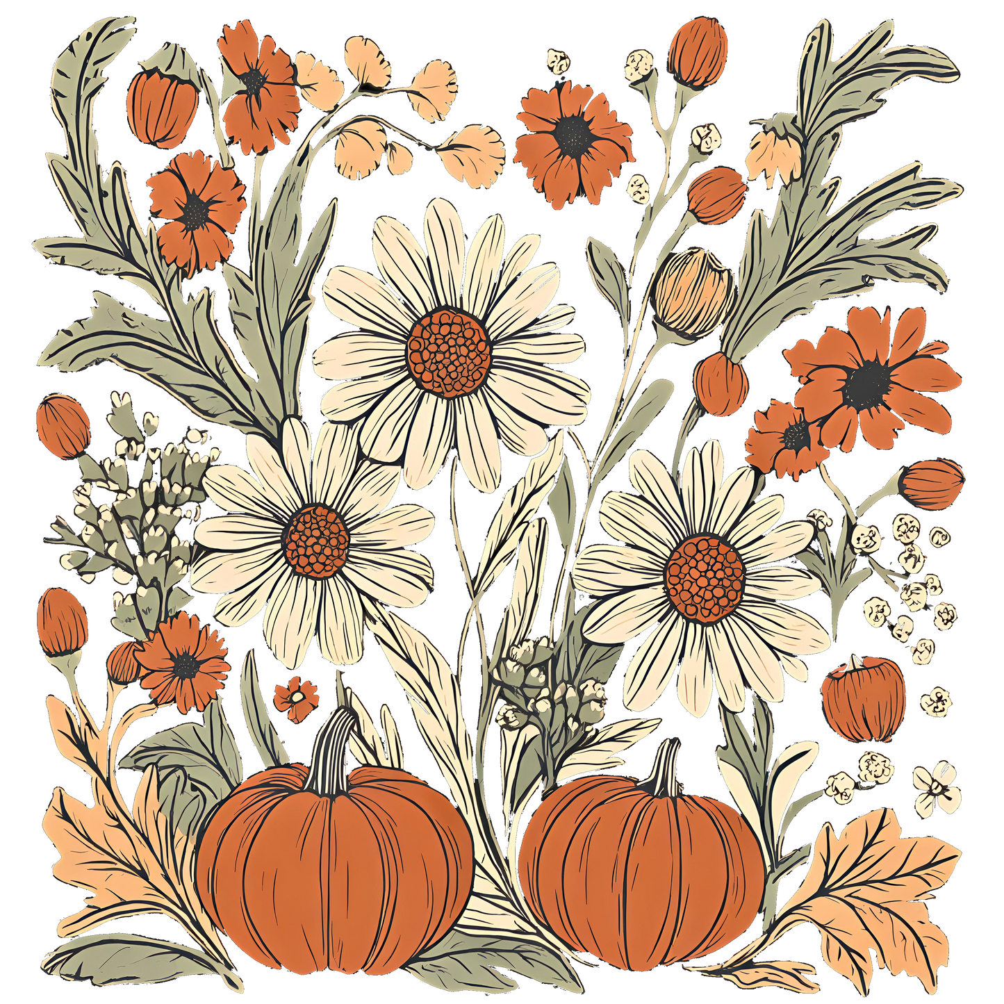 Fall Floral Print