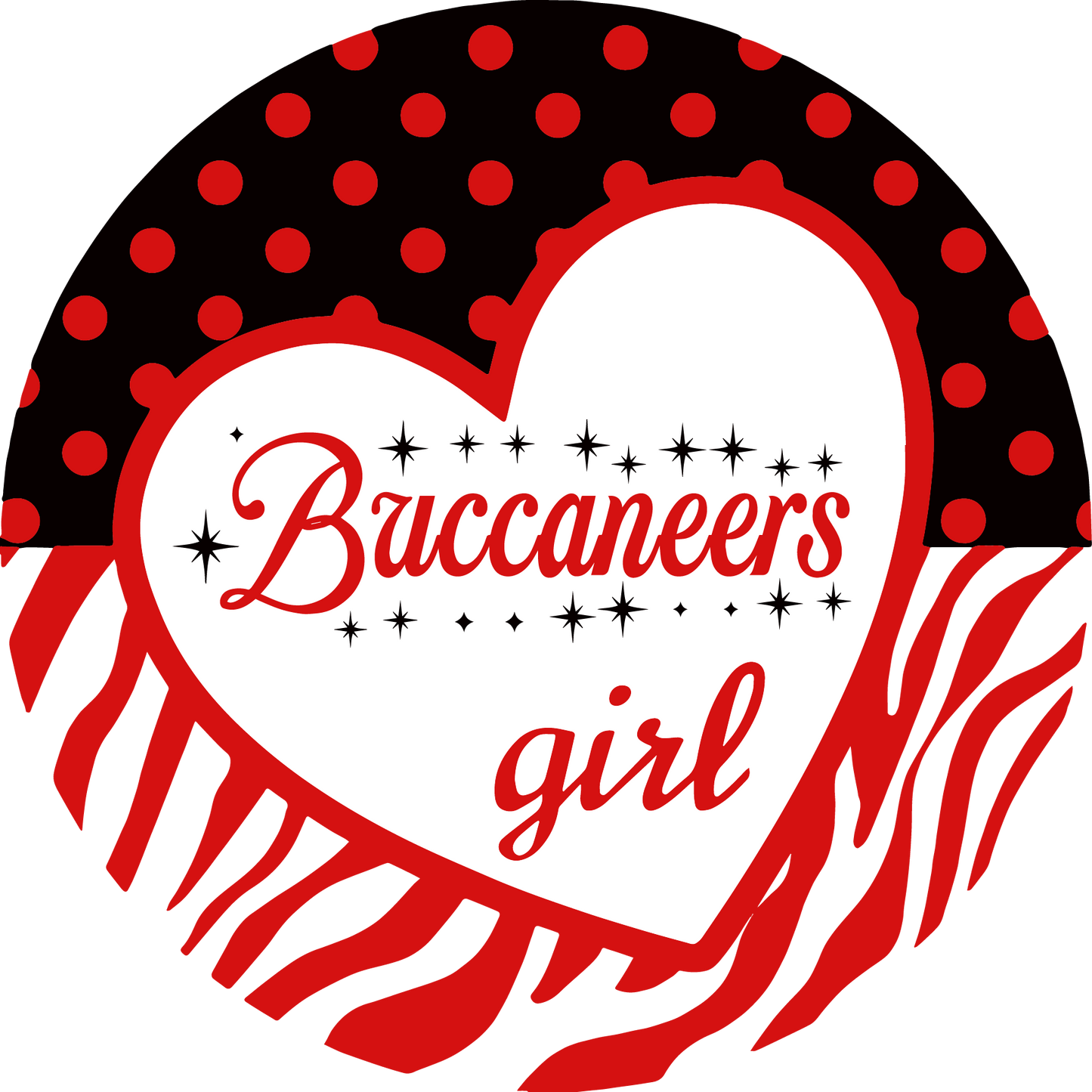 Buccaneers Girl Heart