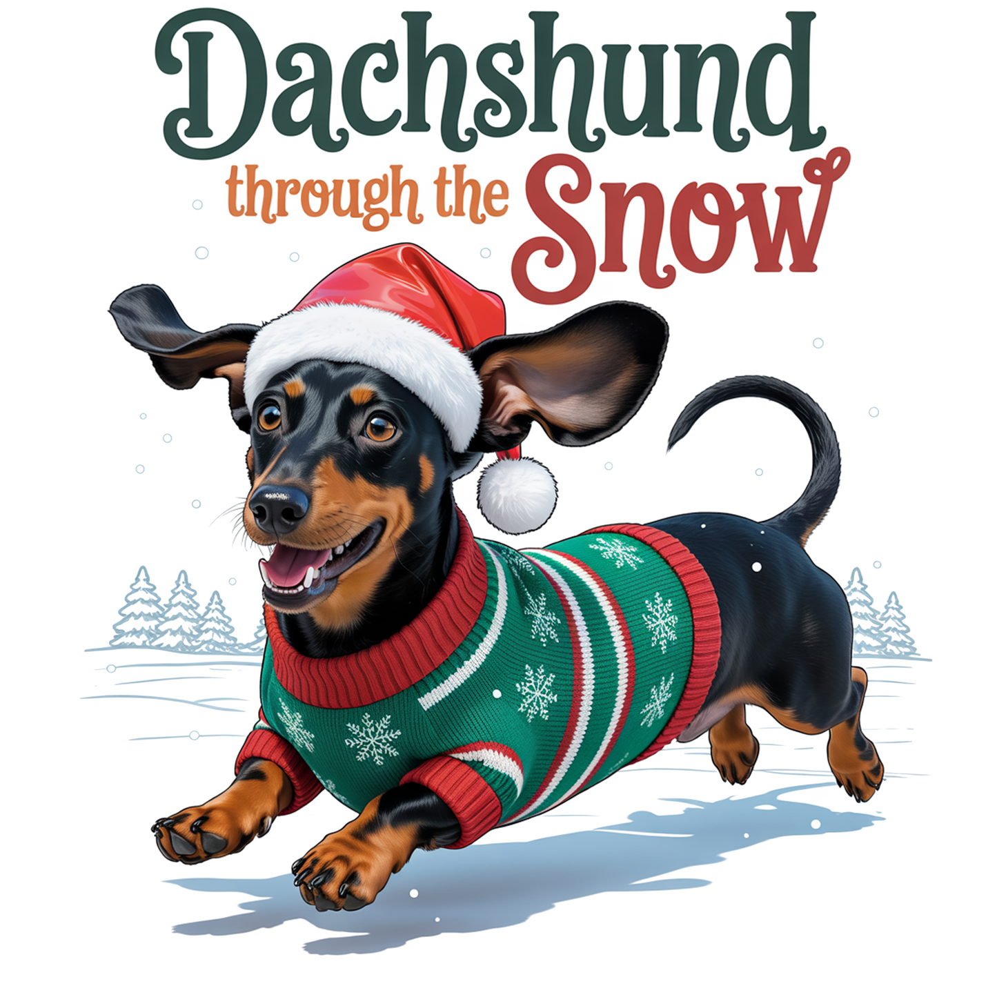 Dachshund Through The Snow
