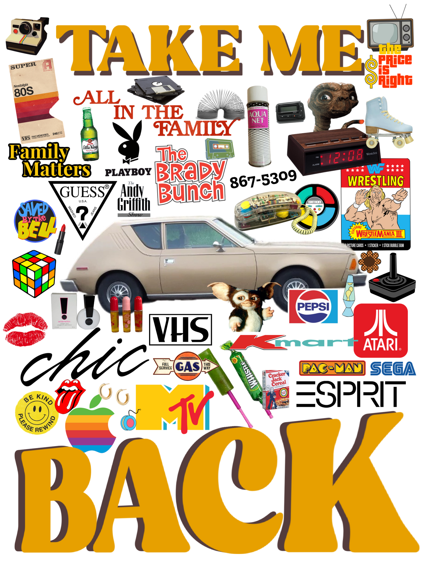 Take Me Back Collage