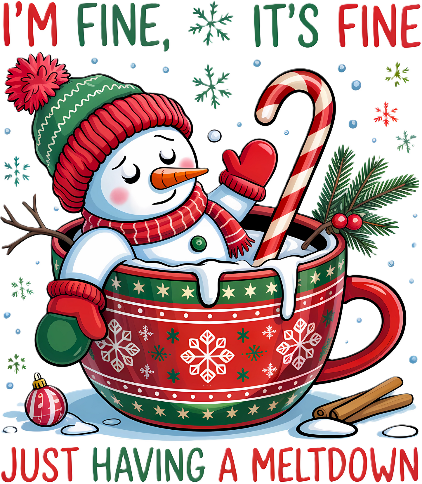 It's Fine Snowman