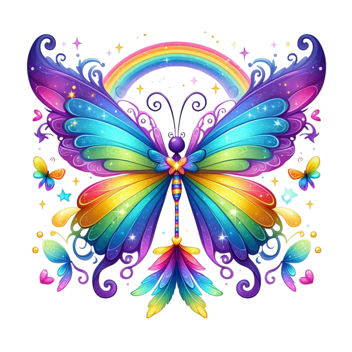 Butterfly - Rainbow colors