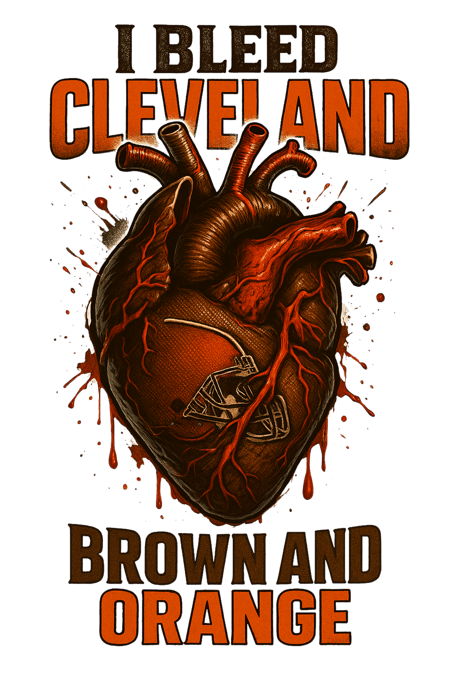 I Bleed Brown & Orange - Cleveland