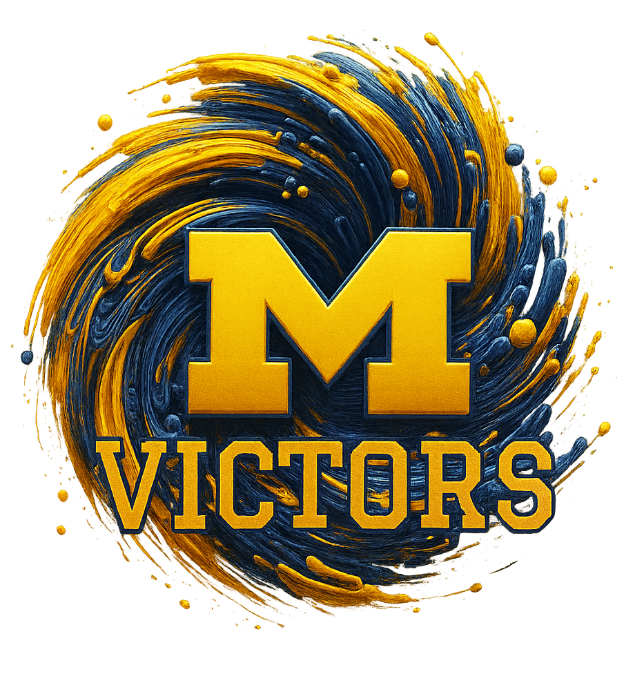 M Victors - Blue & Yellow