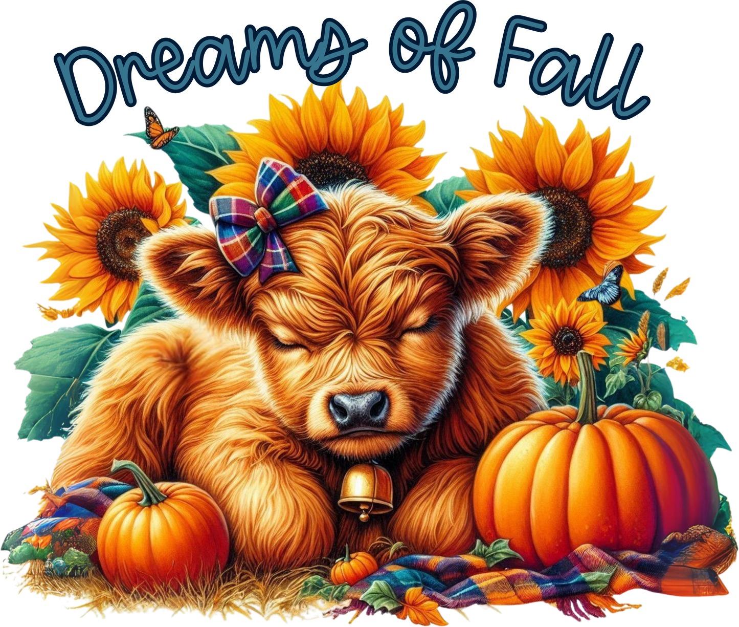 Dreams of Fall - Highland Cow