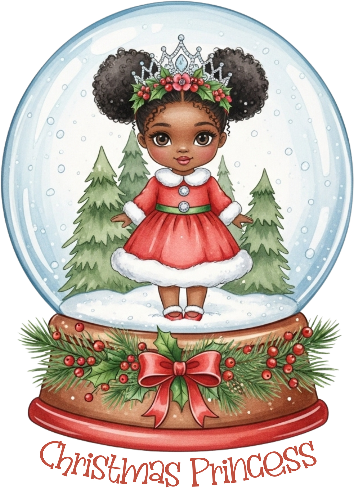 Christmas Princess Snow Globe