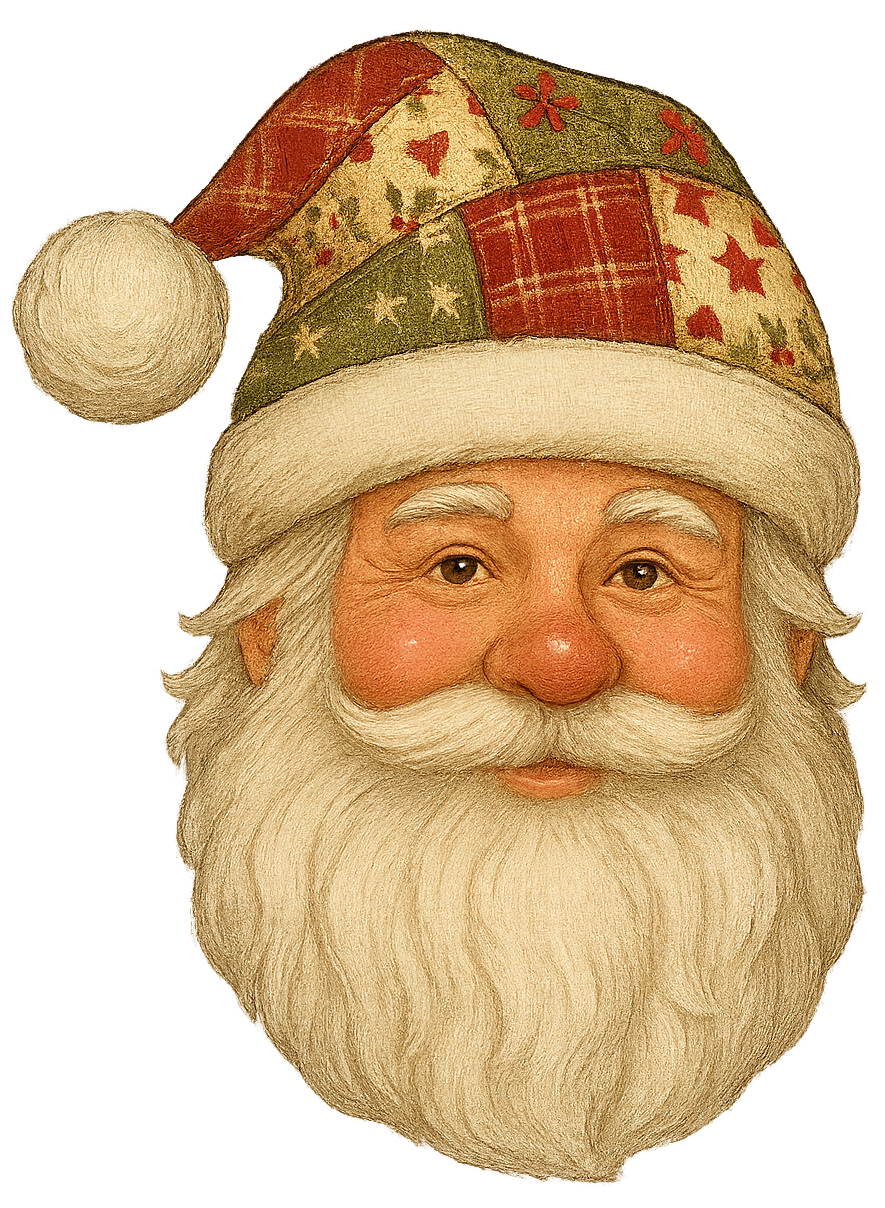 Patchwork Santa