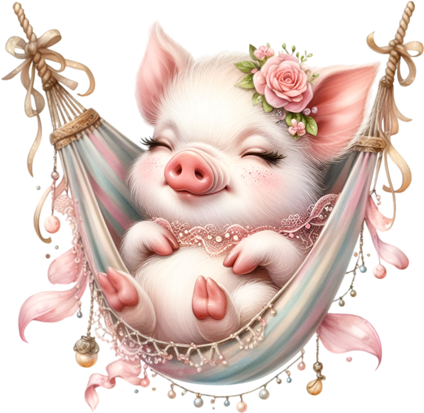 Piglet in a Hammock