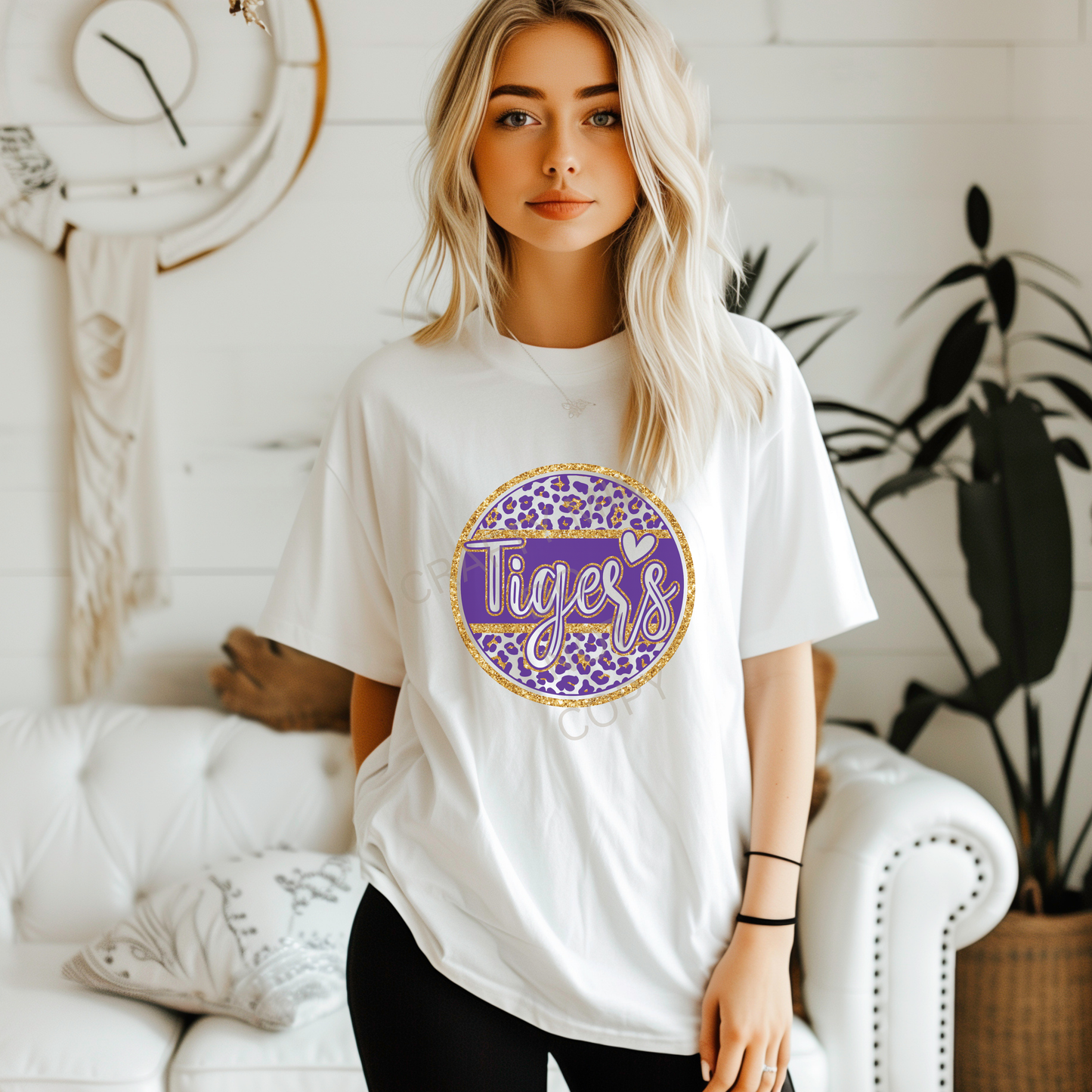 Purple & Gold Tigers