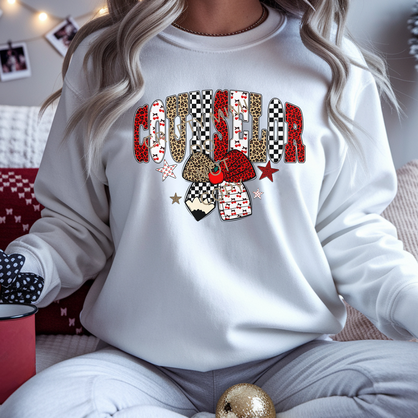 COUNSELOR - Leopard Checker Cherry