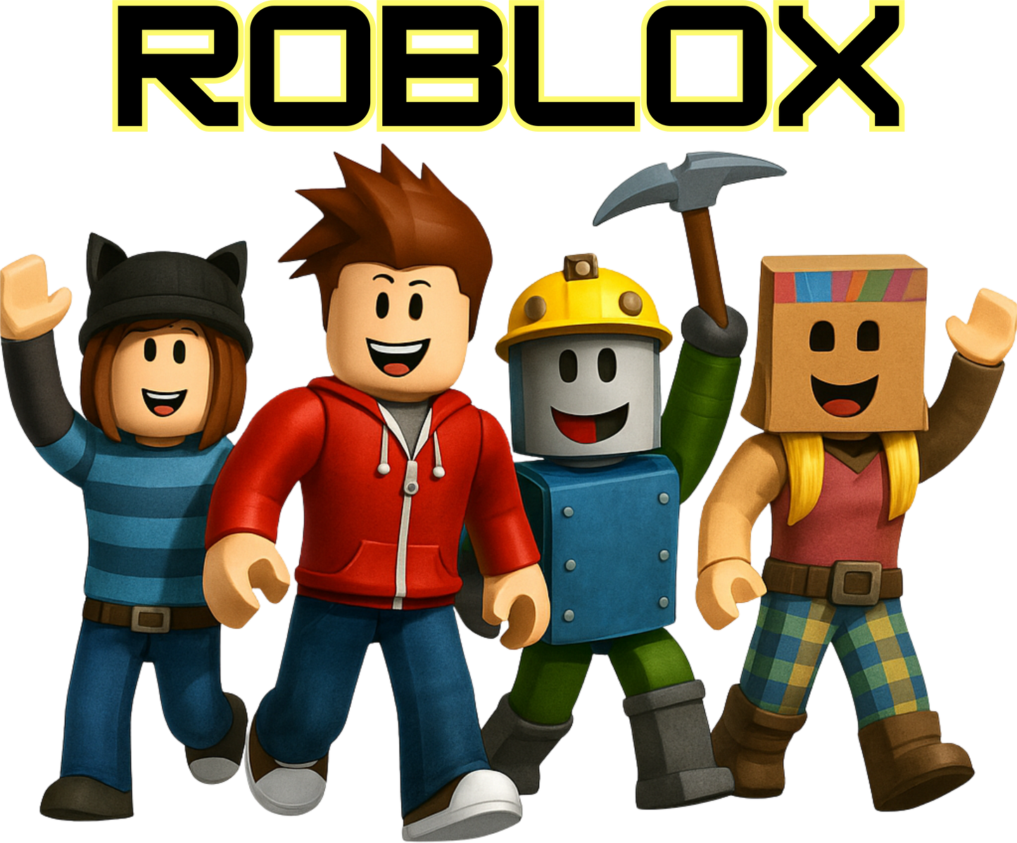 Roblox Kids (Blue, Red or Yellow)