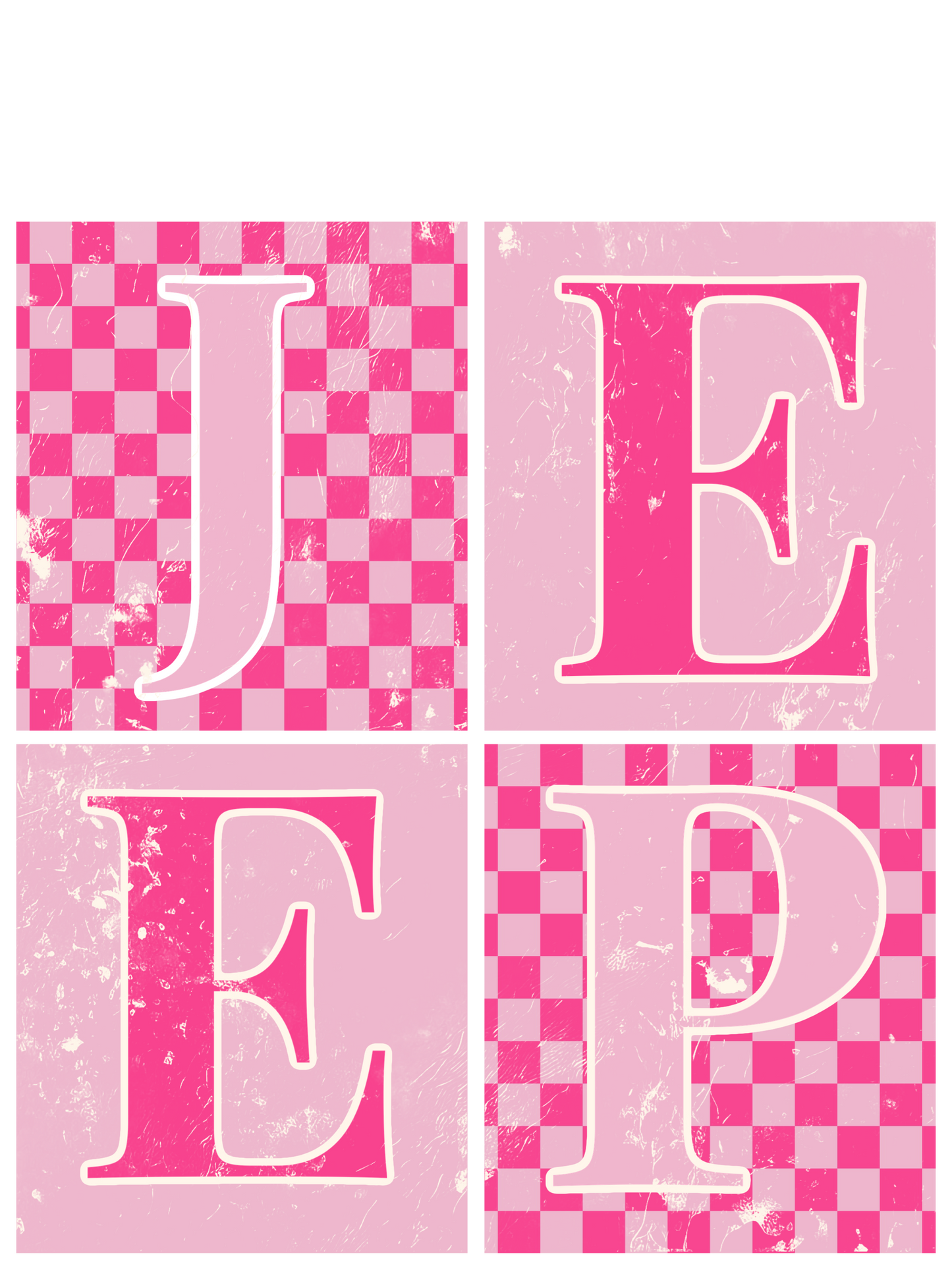 Jeep - Pink Letters - Blocked