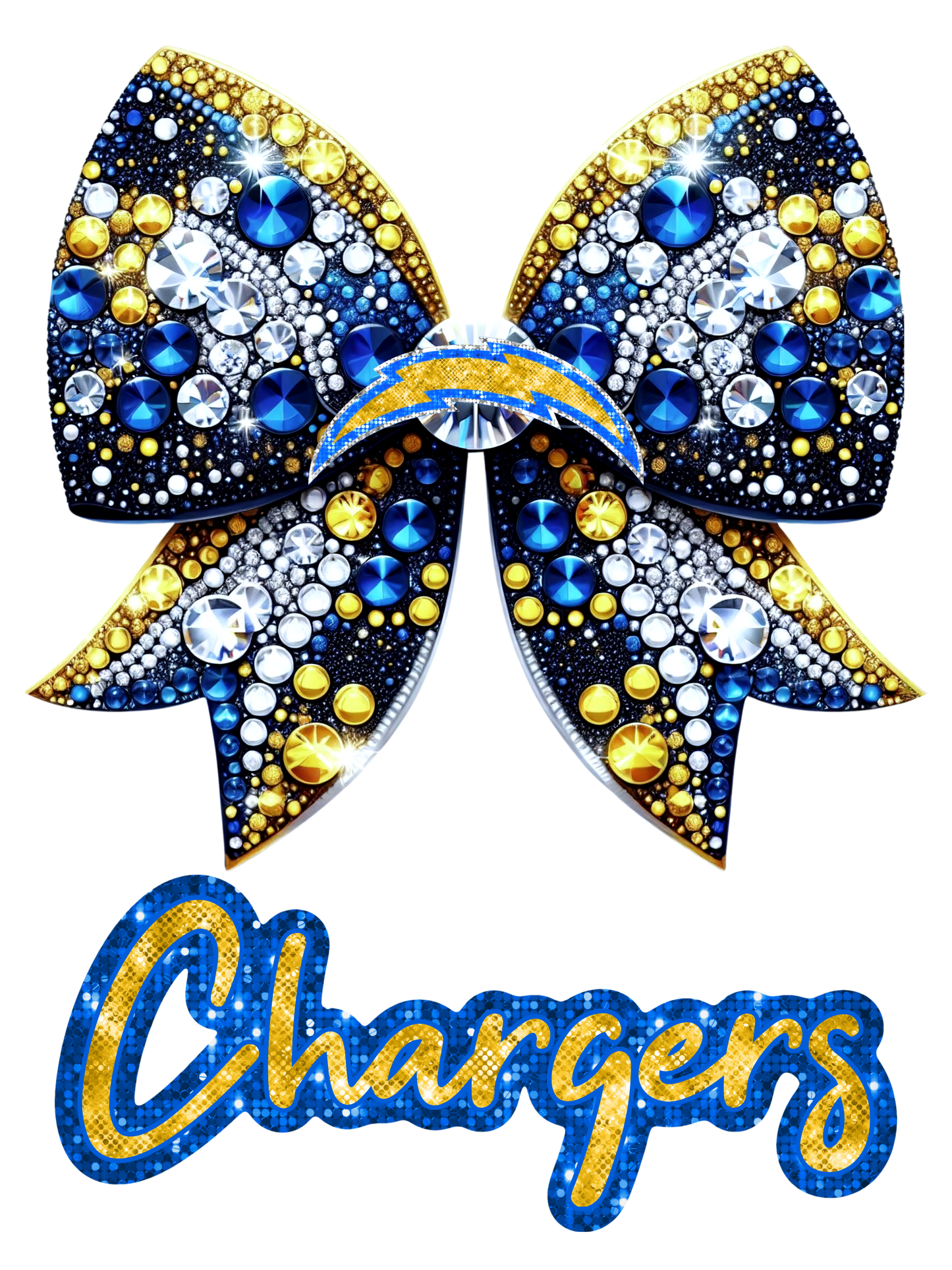 Chargers Bow - Bling