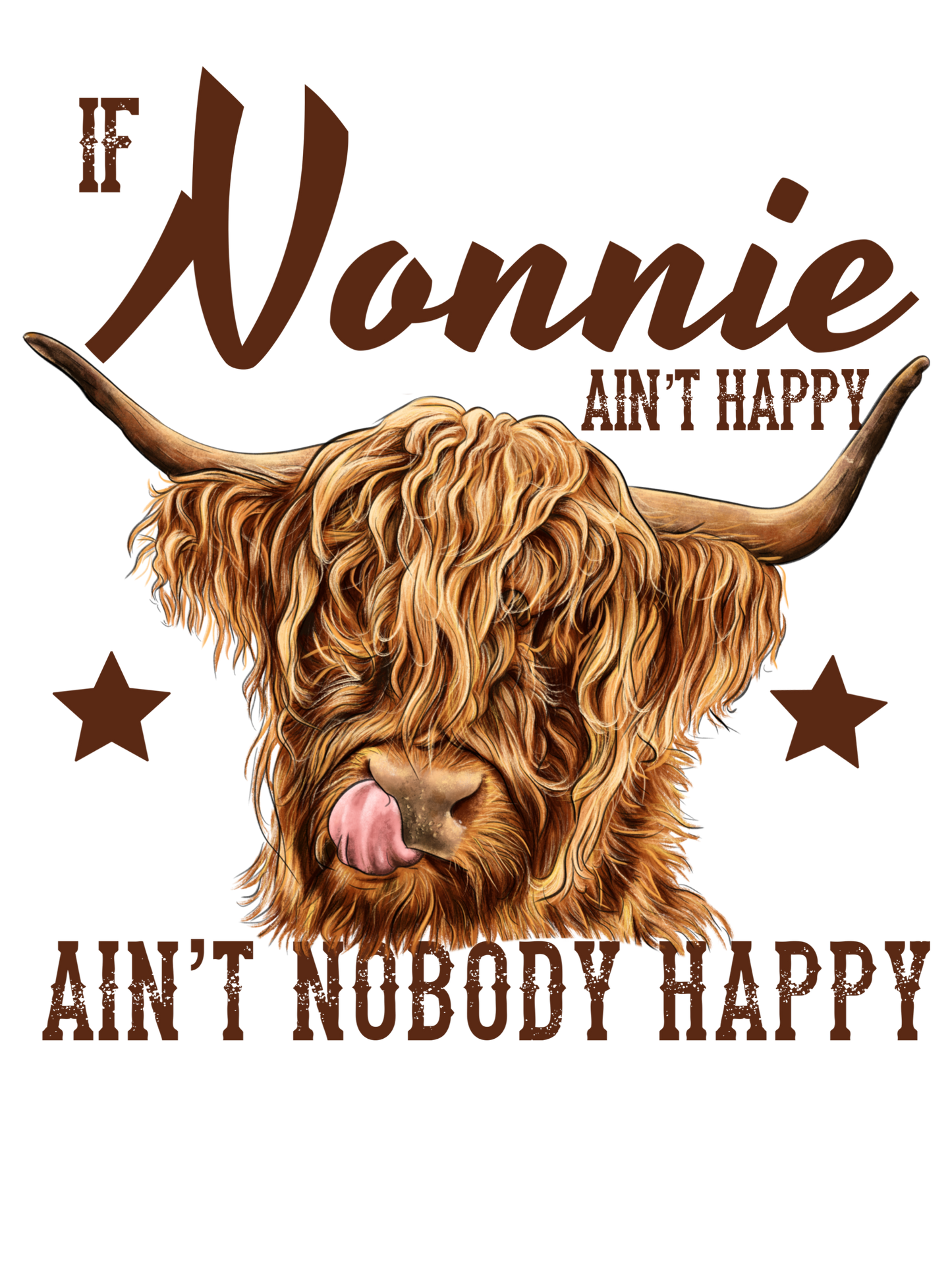 If Mama Ain't Happy, Ain't Nobody Happy (Yaya, Gigi, Grammy, Mamaw, Mimi, Nan, Nana, Nonnie)