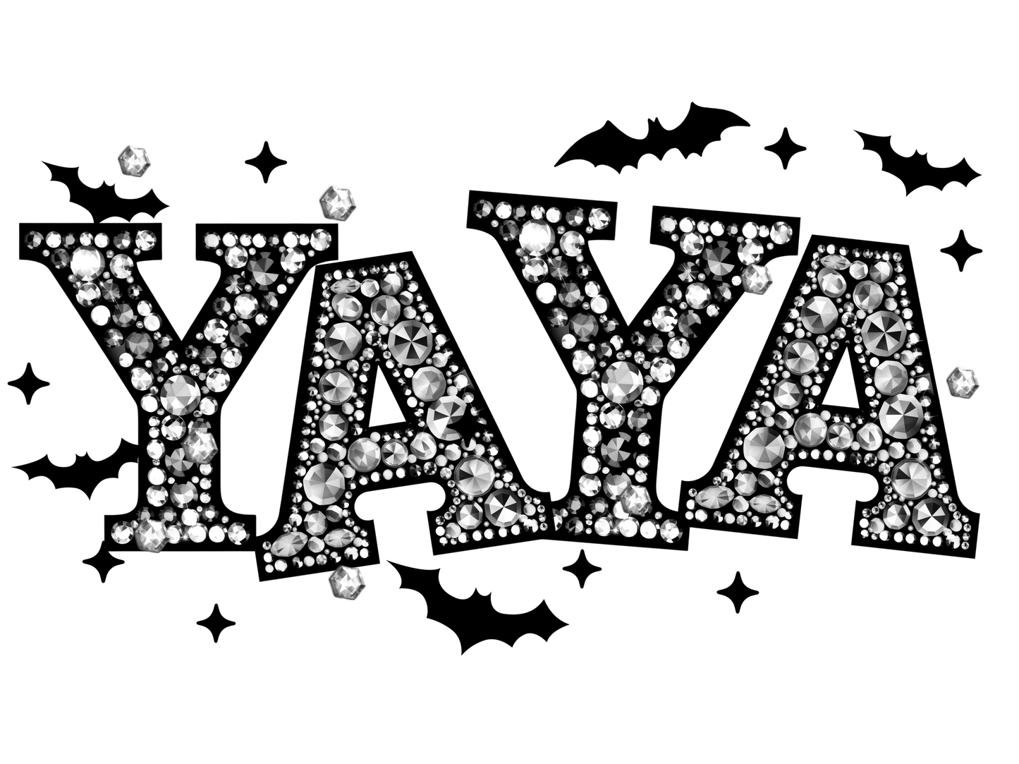 Rhinestone Bats Mama / Yaya