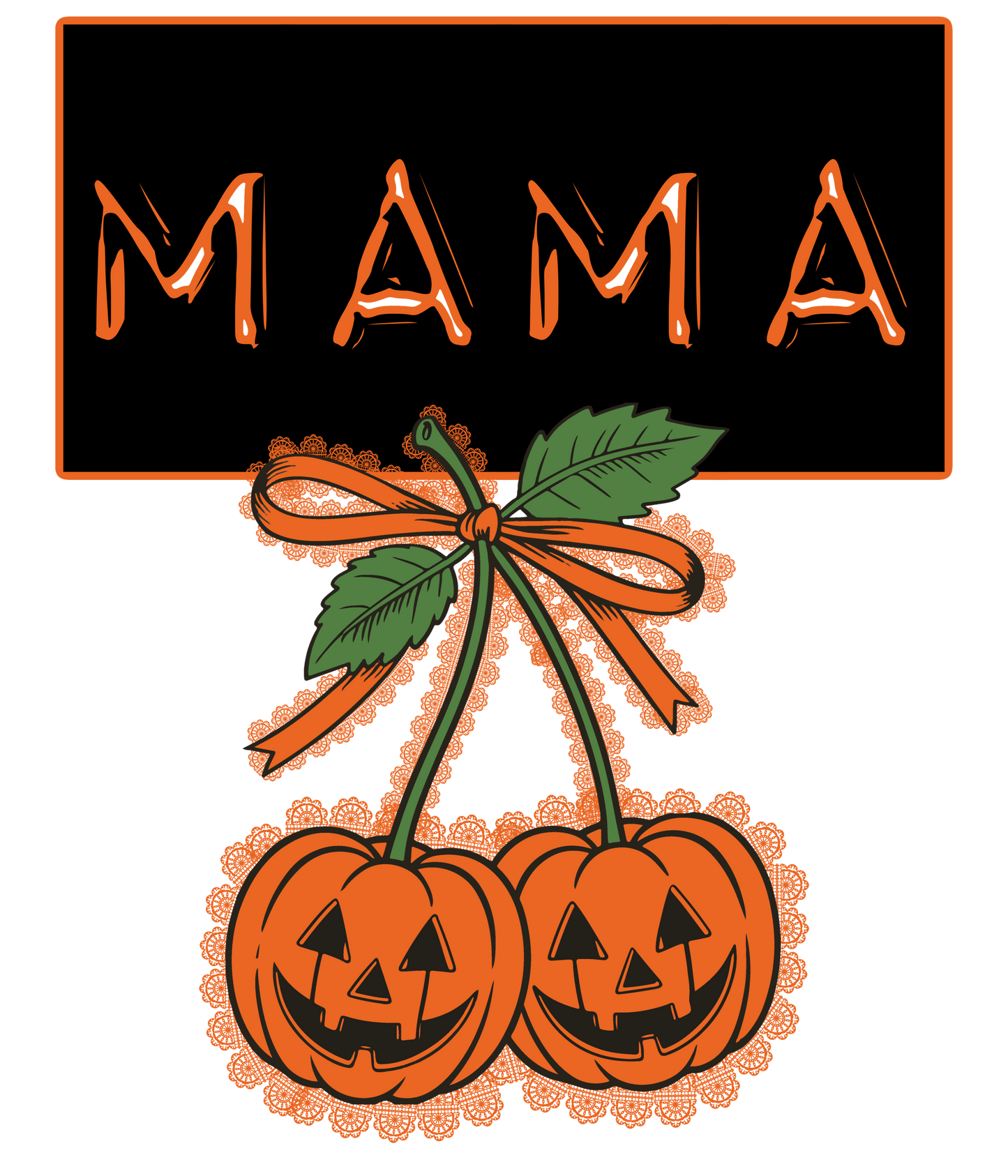Pumpkin Bow - Mamaw, KK, WahWah, Mini, Yaya, Gigi, Mimi, Grandma, SIssy, Auntie, Wifey, Titi, Nana, Bonus Mama, Mama