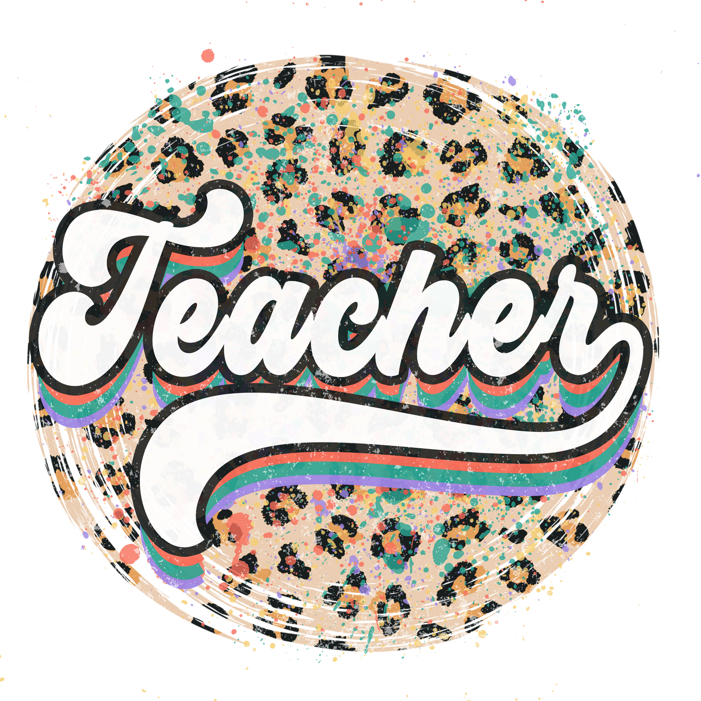 Teacher Leopard Print