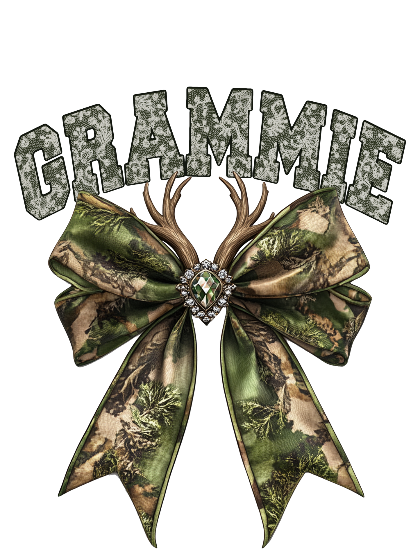 Camo Bow - Antlers - Grammie