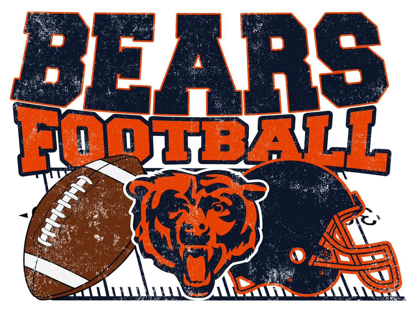 Bears Distressed - NFL