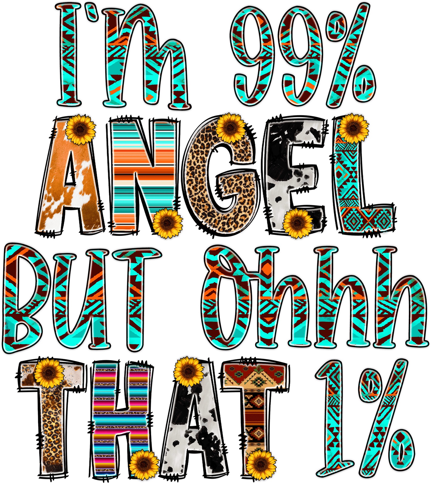 99% Angel - DTF Transfer