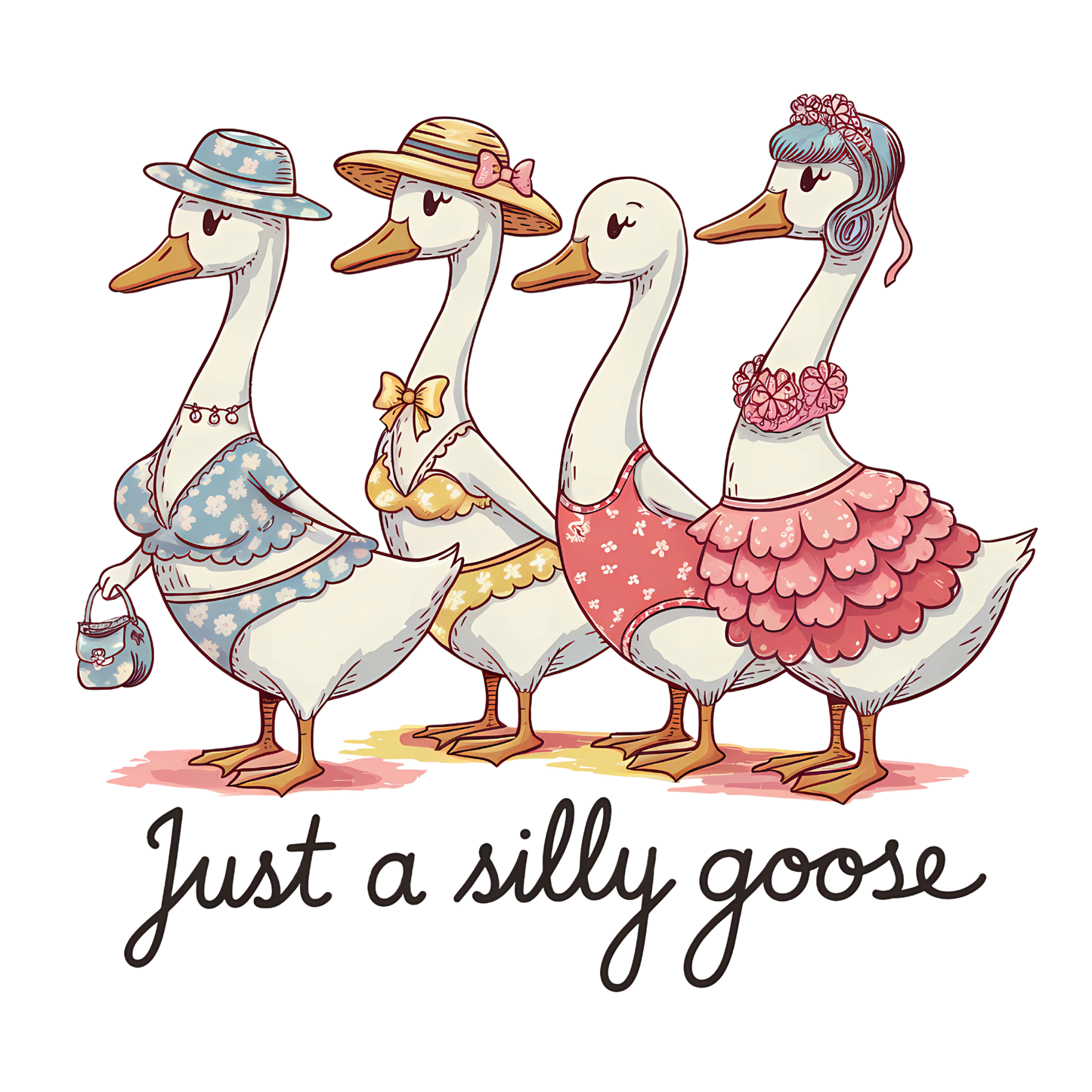 Just A Silly Goose Bikinis - DTF Transfer