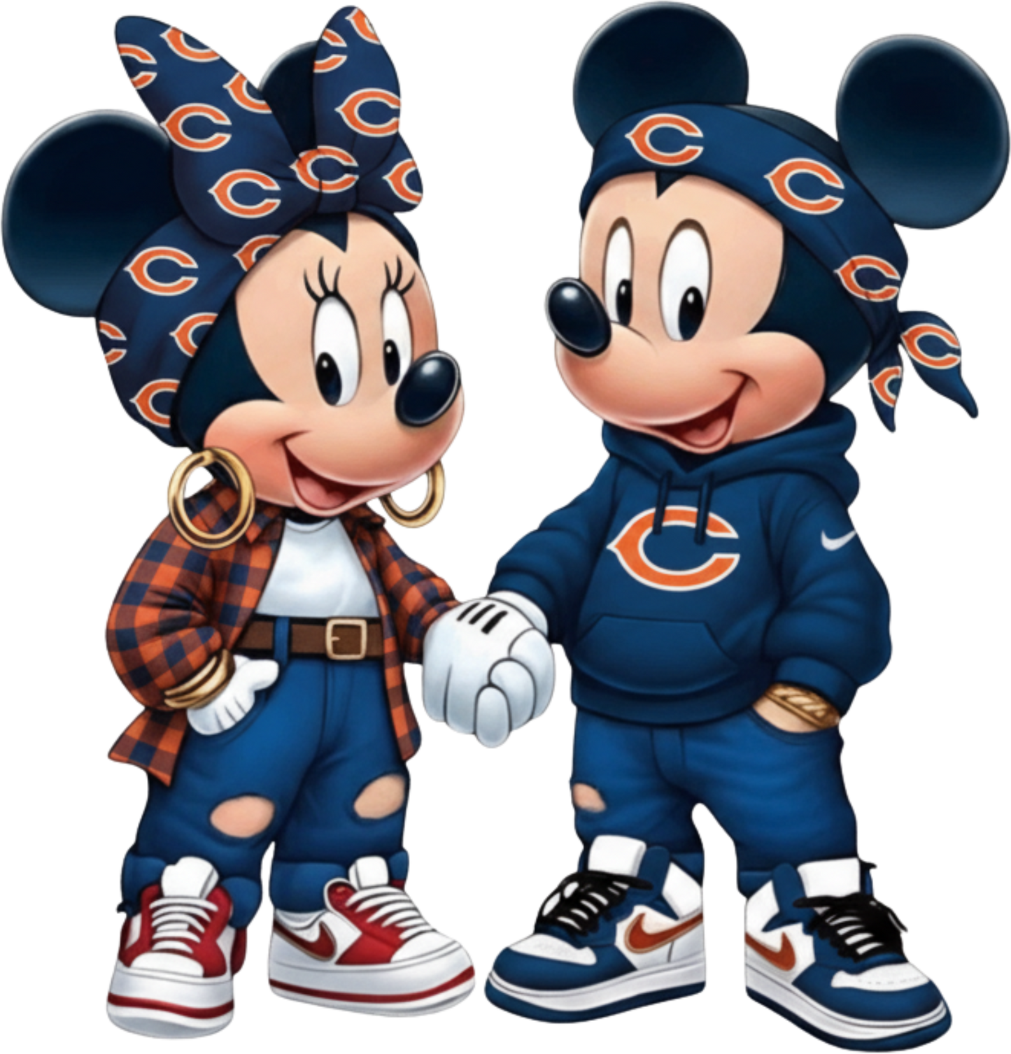 Mickey & Minnie Chicago Bears