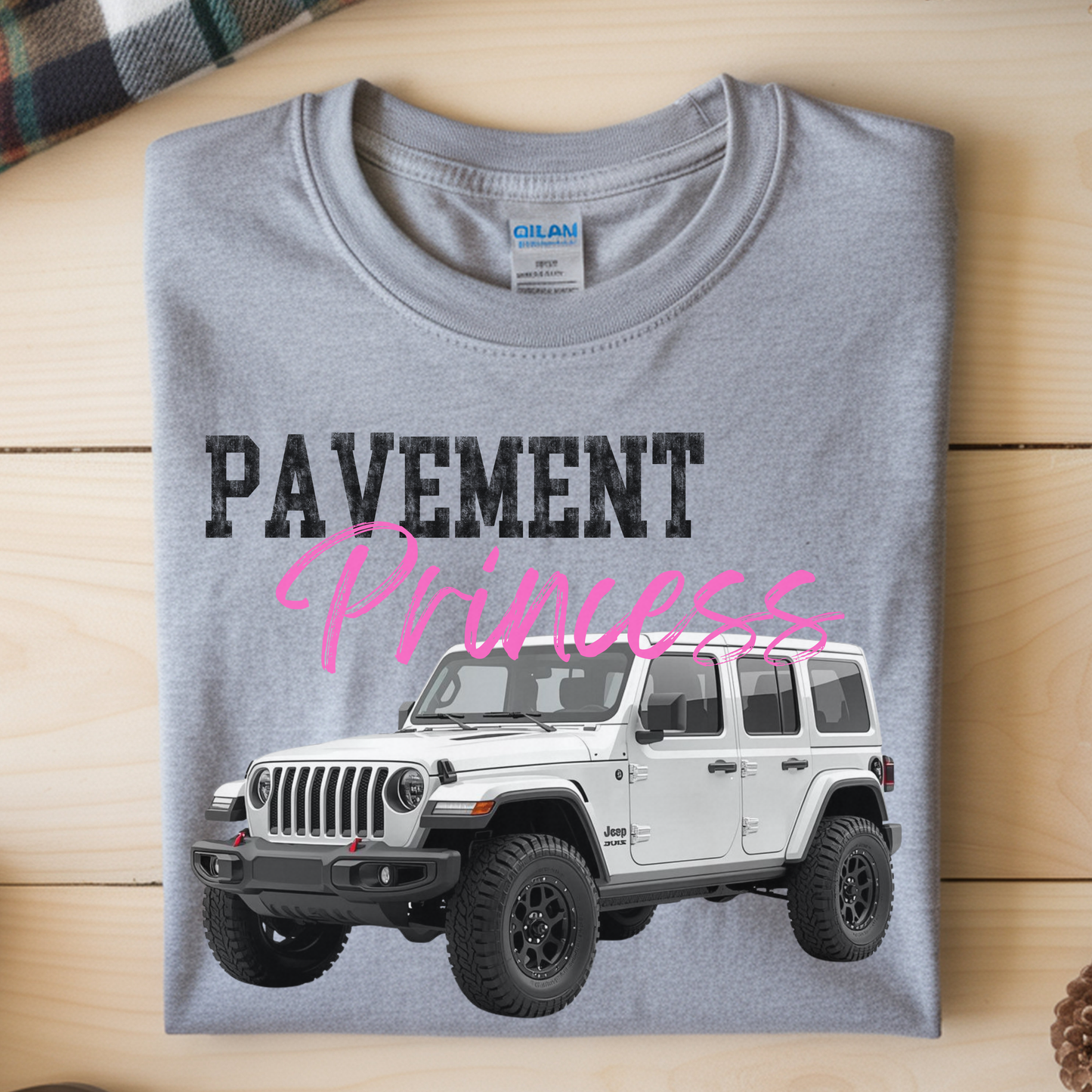 Pavement Princess - White Jeep
