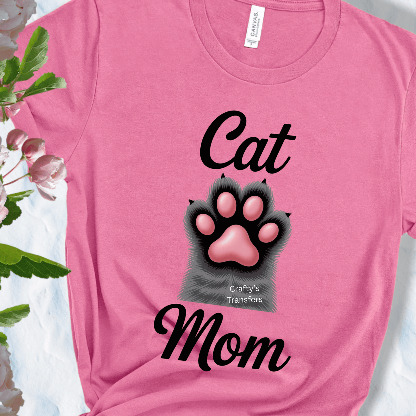 Cat Mom Paw Print