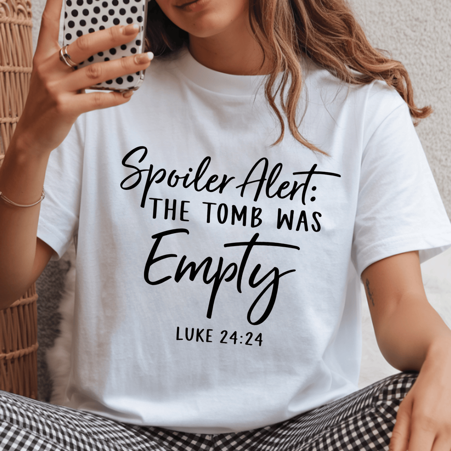 The Tomb Was Empty DTF Transfer | Christian Easter Shirt Transfer | He Is Risen Religious Heat Press Transfer