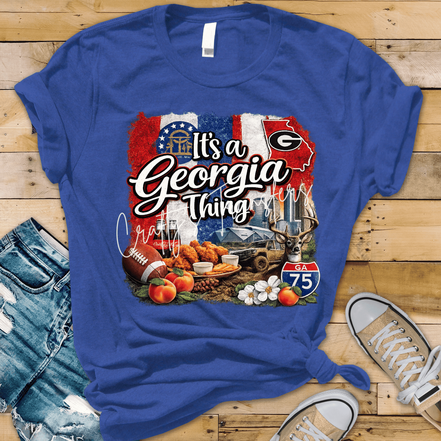 It’s A Georgia Thing DTF Transfer | Georgia Bulldogs Southern Graphic Transfer | Peach State Country Shirt Design