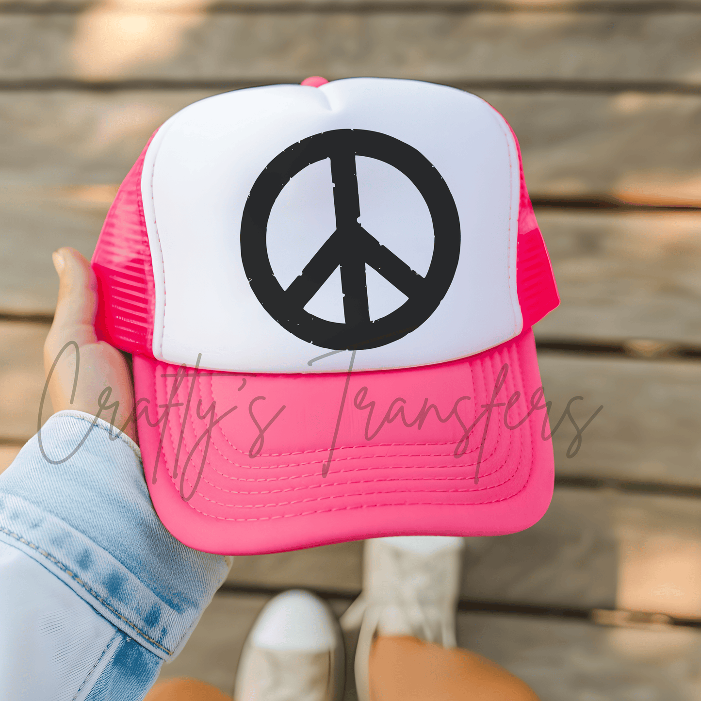Peace Sign Black