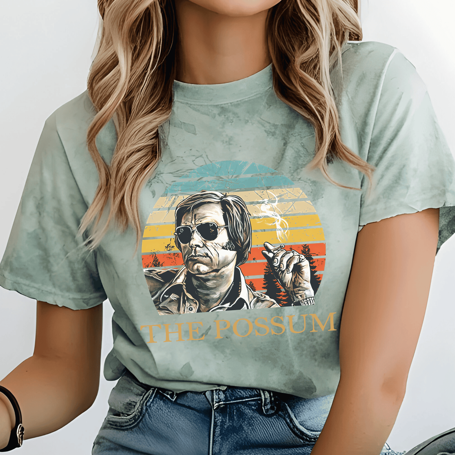 The Possum Retro DTF Transfer | Vintage Inspired Graphic Tee Transfer | Funny Retro Character Shirt Design