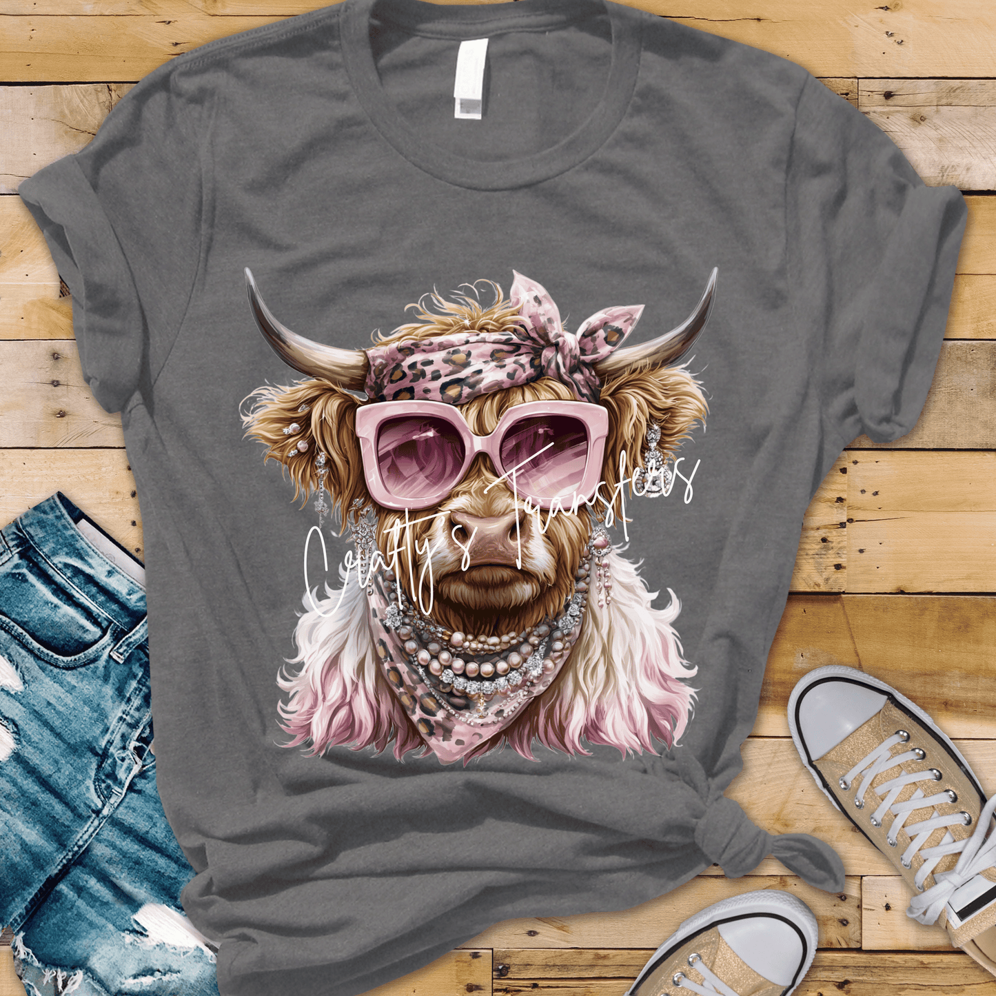Glam Hobo Highland Cow