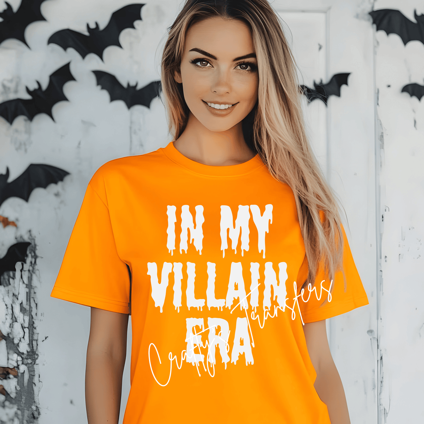 In My Villain Era DTF Transfer | Dripping Gothic Halloween Heat Transfer | Spooky Trendy Graphic | Ready to Press