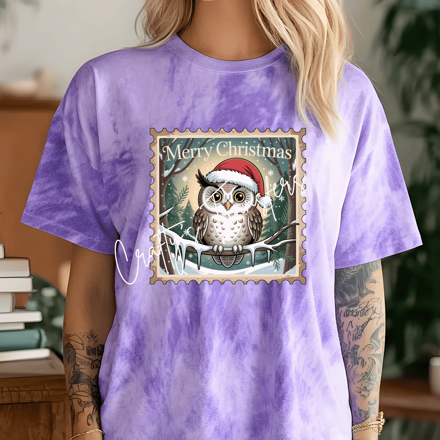 Christmas Stamp - Owl