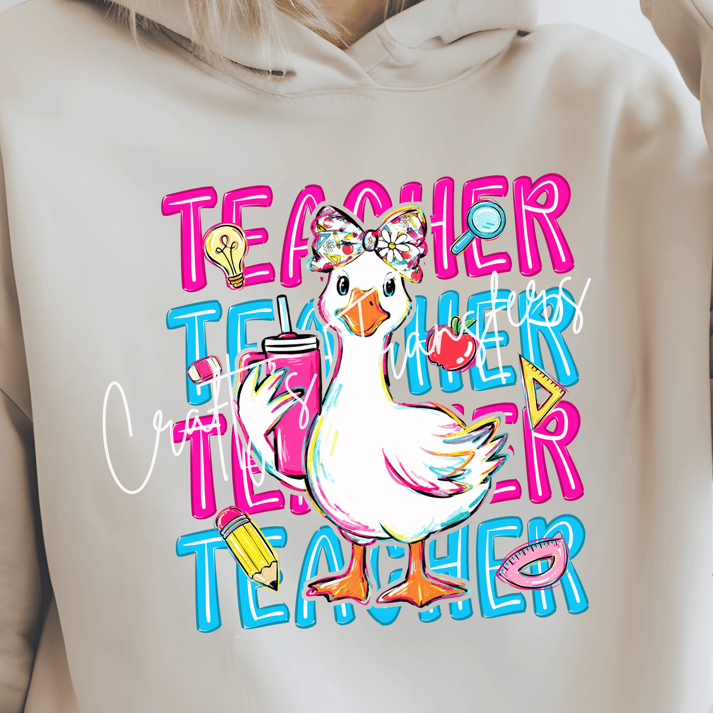 Preppy Teacher Goose