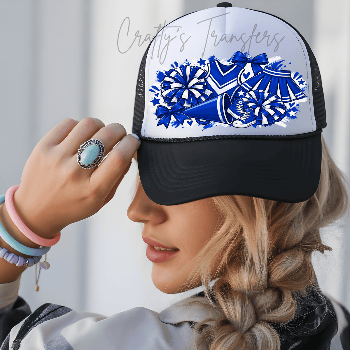 Blue Cheer DTF Hat Transfer