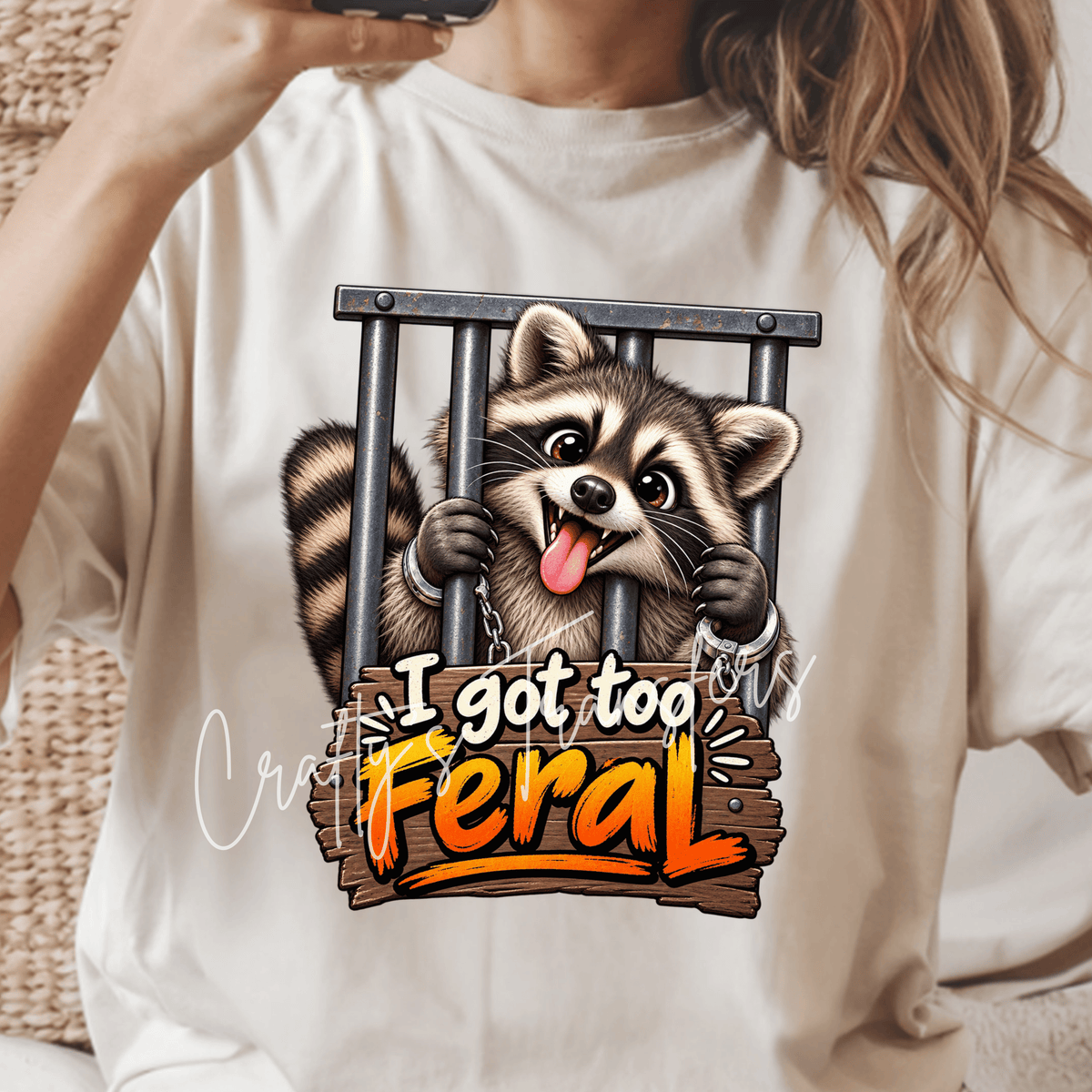 Got Too Feral Raccoon