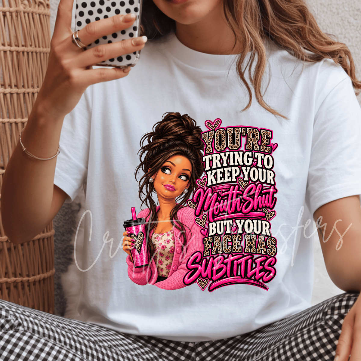 Sassy Manager DTF Transfer – Funny Office Attitude Shirt Design – Blonde or Brunette DTF
