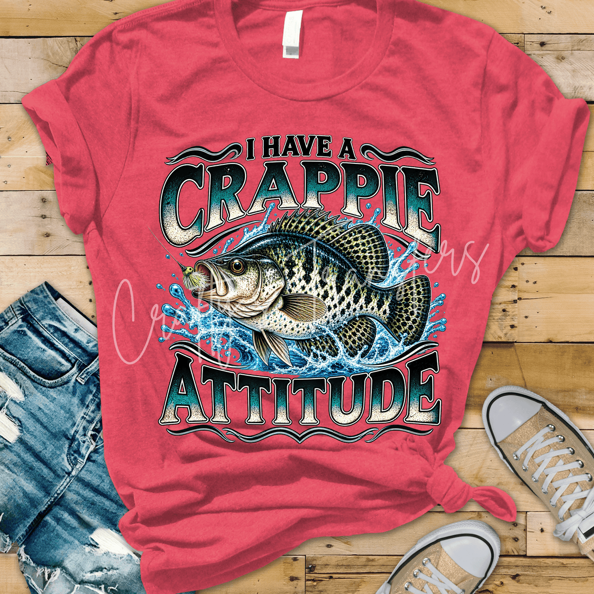 I Have a Crappie Attitude - Fishing Humor