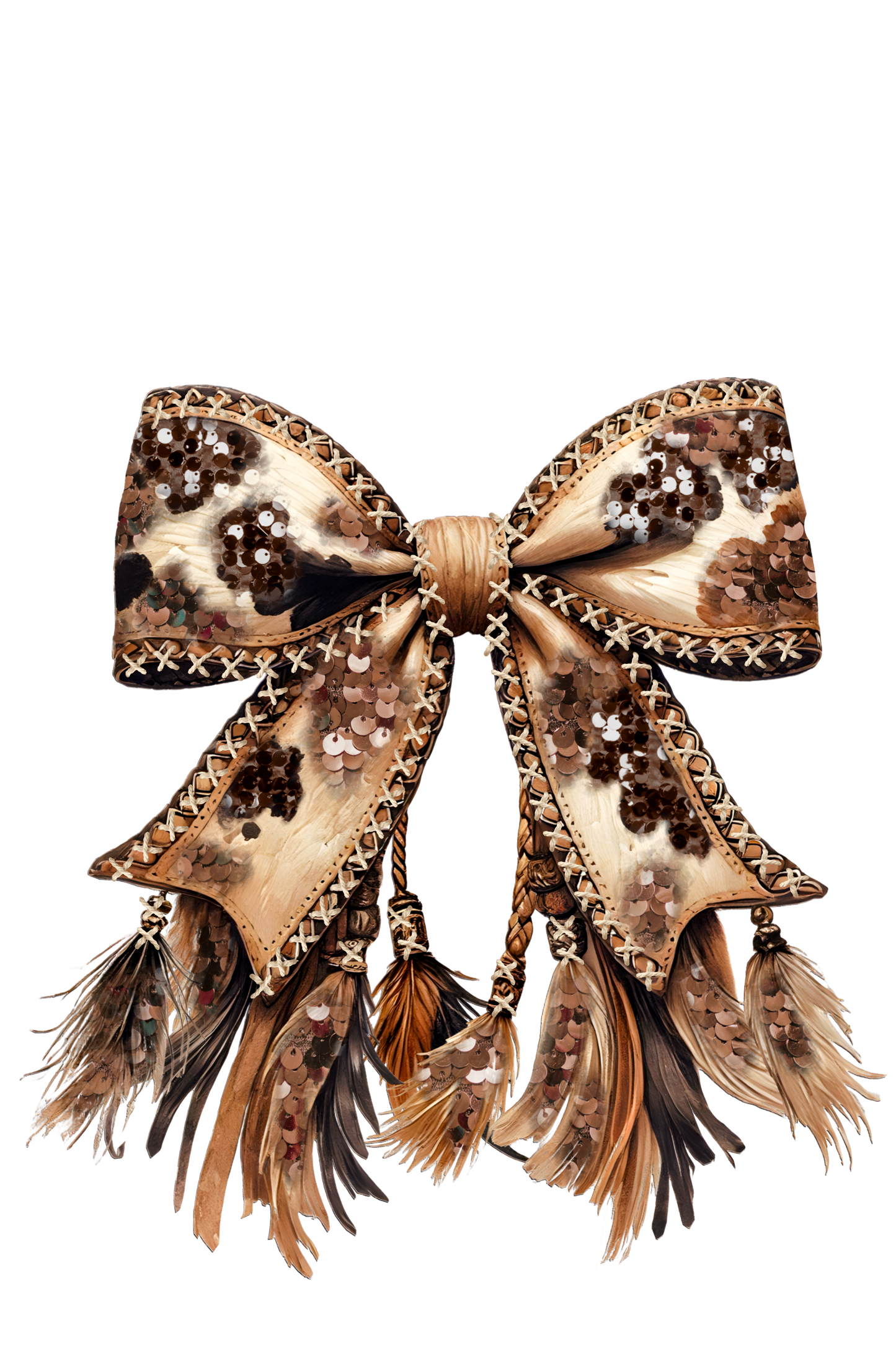 Nana Feather Bow