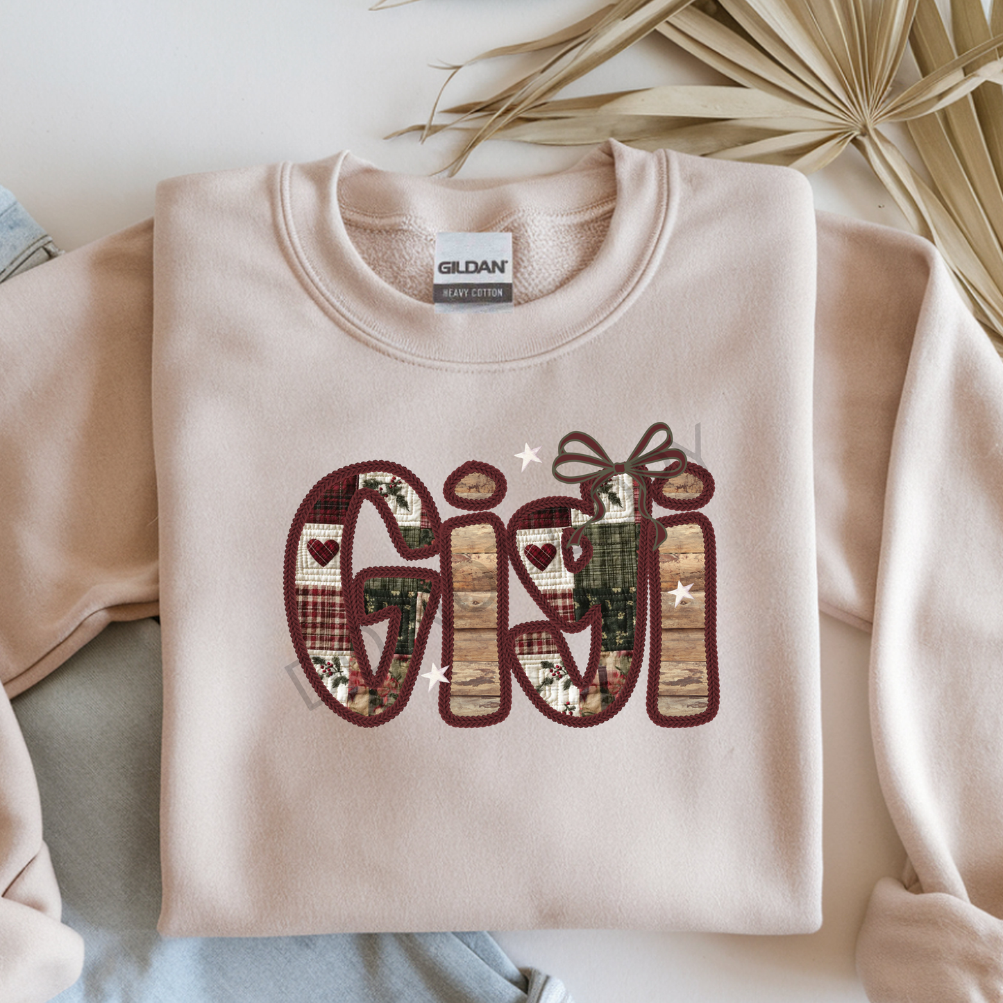 Quilted Winter Colors & Wood Gigi