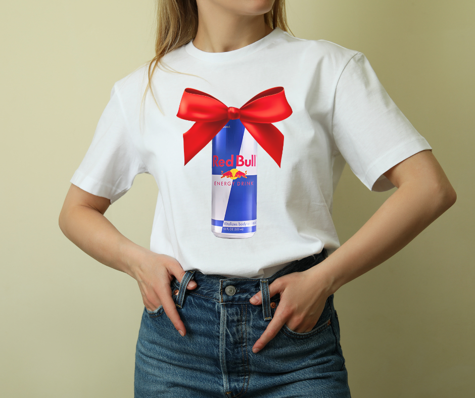 Red Bull Energy with Red Bow