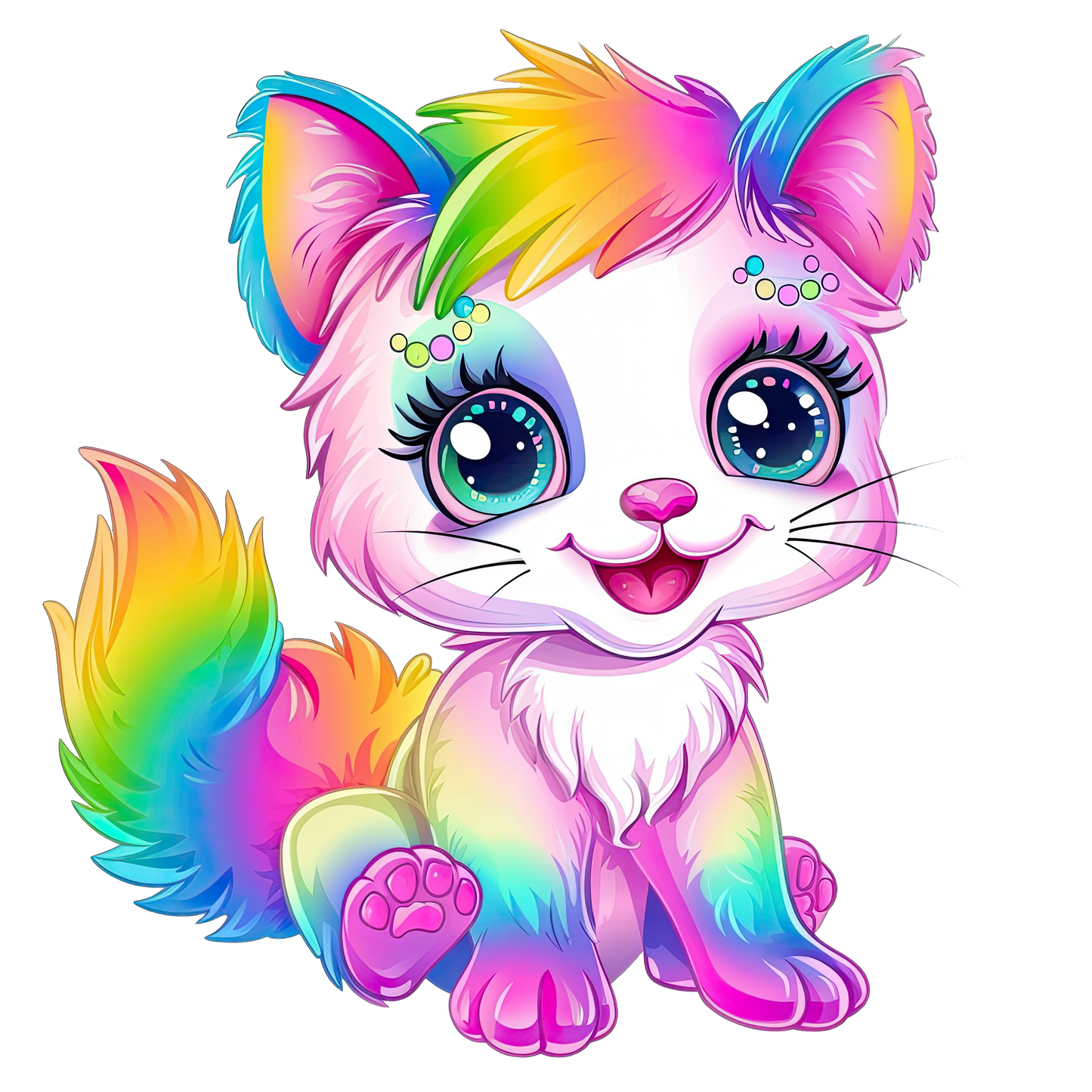 Rainbow Kitty Cat