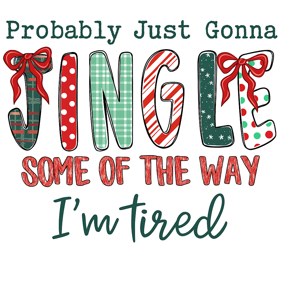Probably Just Going To Jingle Some Of The Way I'm Tired