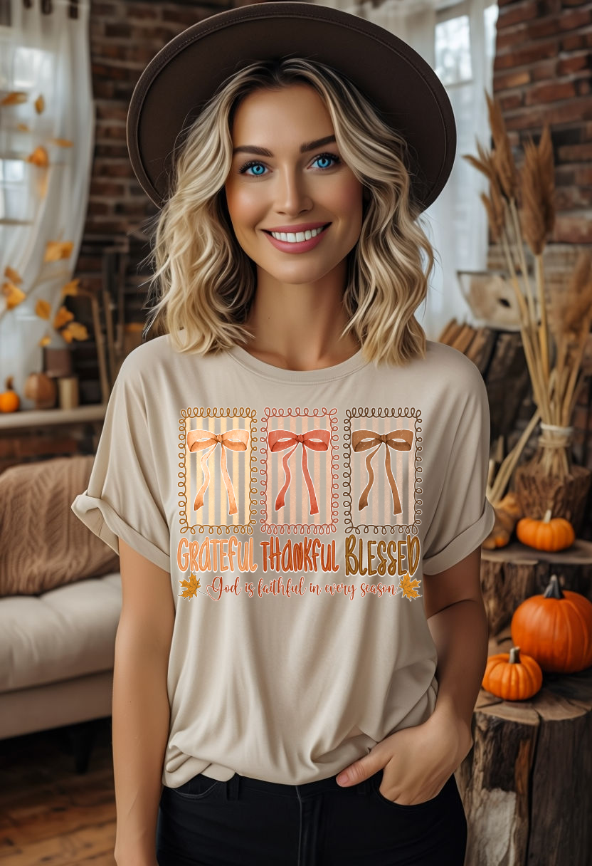 Grateful, Thankful, Blessed